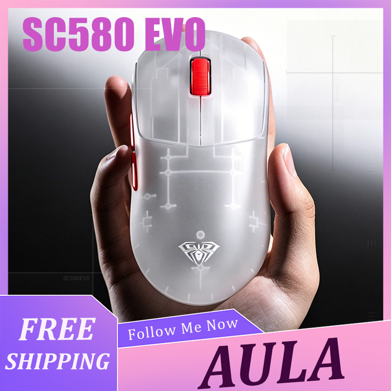 Wireless Gaming Mouse - Ratón AULA SC580 EVO, ratón inalámbrico