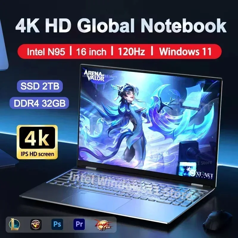 Pc Gaming Second - NUEVA Laptop Intel N95 con Pantalla
