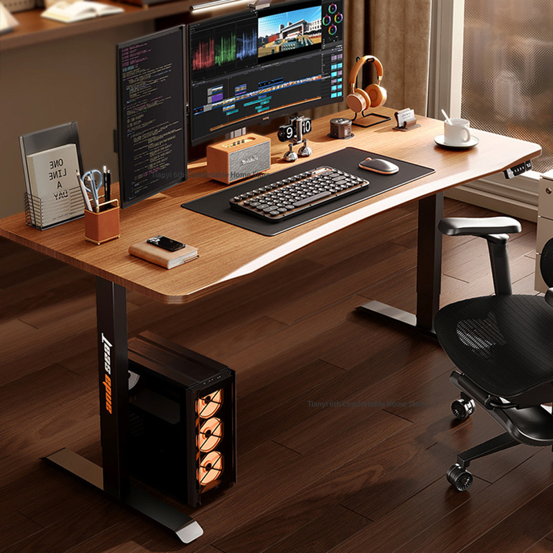 Pc Gaming High End - Escritorio moderno de madera maciza para