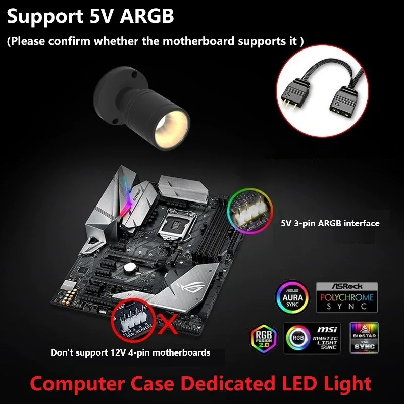 QITU 1W 3W ARGB 5V 3Pin Header - Pc Gaming Second reseña y precio