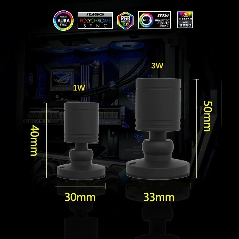 QITU 1W 3W ARGB 5V 3Pin Header - Pc Gaming Second reseña y precio