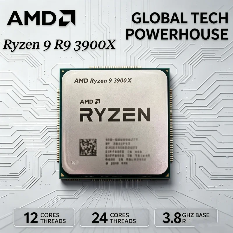Procesador AMD Ryzen 9 3900X,  - Amd Cpu Ryzen 9 reseña y precio