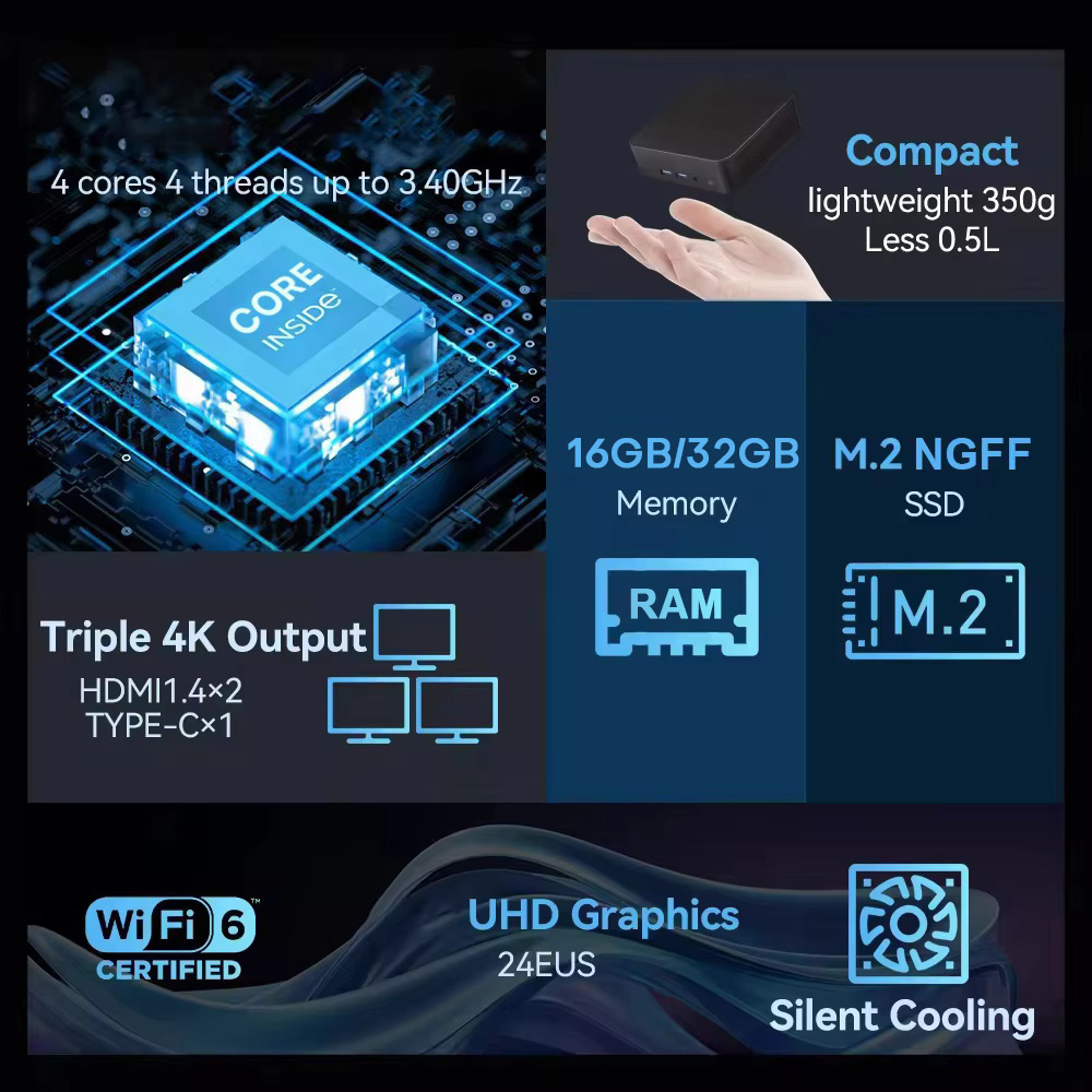 Mini PC Intel N150 2026, Portá - Pc Gaming Jumbo reseña y precio
