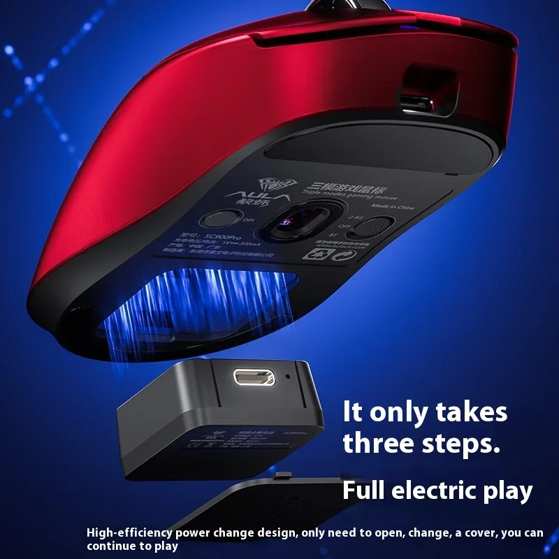 AULA SC900 Ratón Paw3950 Tri M - Wireless Gaming Mouse reseña y precio