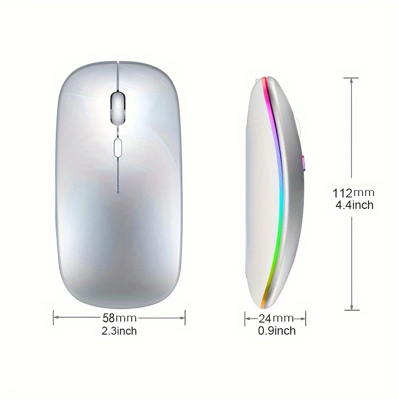 Ratón inalámbrico RGB recargab - Wireless Gaming Mouse reseña y precio