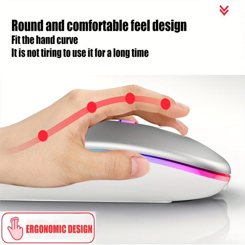 Ratón inalámbrico RGB recargab - Wireless Gaming Mouse reseña y precio