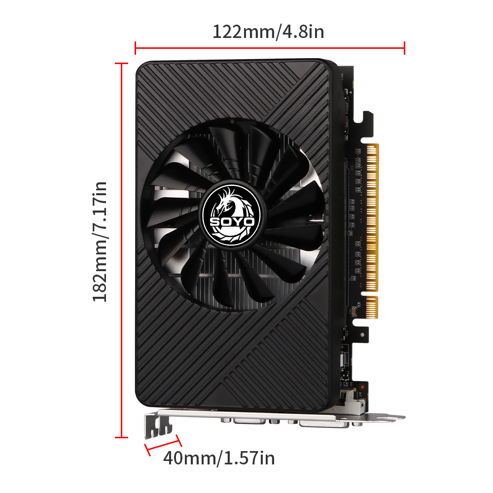 Tarjeta gráfica SOYO GTX 550TI - Pc Gaming Graphics Card reseña y precio