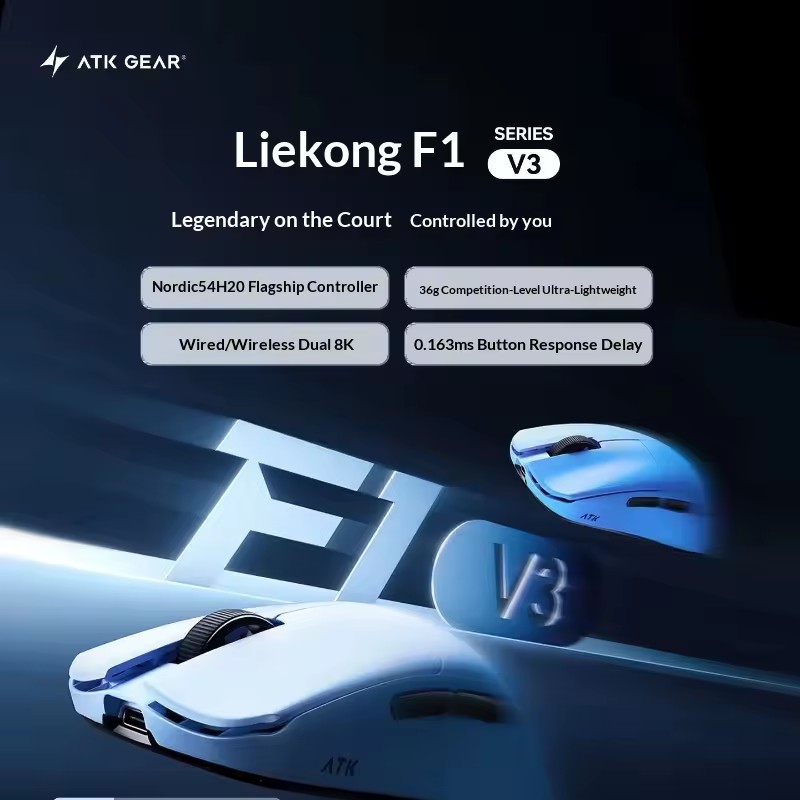Ratón Inalámbrico Tri-Mode ATK - Wireless Gaming Mouse reseña y precio