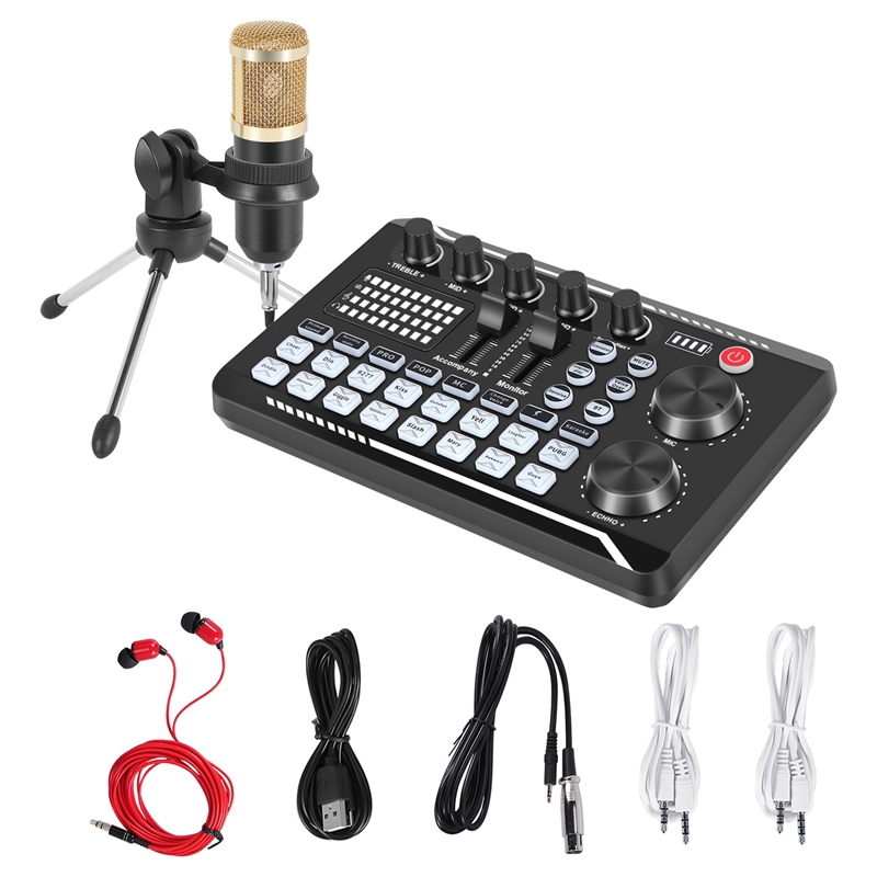 Kit de Tarjeta de Sonido F998, - Pc Gaming Kit reseña y precio